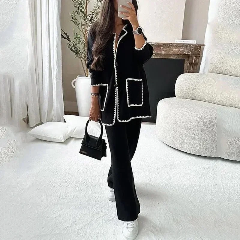 Red carpet maxi dressesRed carpet midi dressesRed carpet mini dressesHoliday sweatersWomen's reflective jacketsGary Luxe Winter Coord Set - Set of Top and Pants