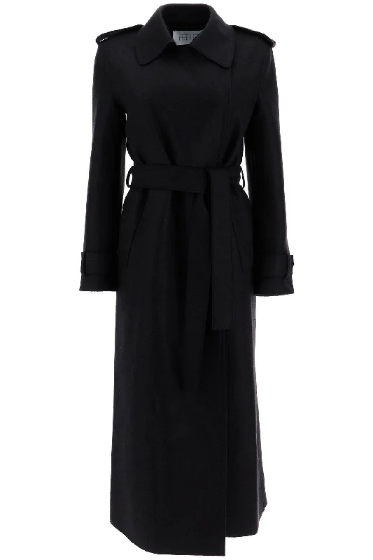 Best maxi dresses for petitesBest midi dresses for petitesBest mini dresses for petitesBest sweaters for winterWomen's affordable jacketspressed wool robe coat with nine words A1343MLK BLACK