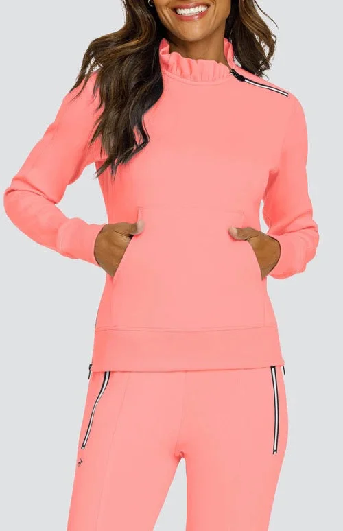 Wedding guest maxi dressesWedding guest midi dressesWedding guest mini dressesWinter sweatersWomen's hiking jacketsNew Tail Activewear Condoleezza Pullover - Melon Punch