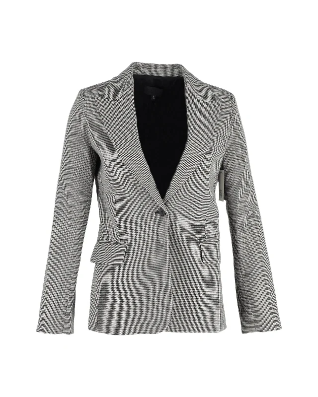 Luxury maxi dressesLuxury midi dressesLuxury mini dressesLuxury sweatersWomen's party jacketsNili Lotan Houndstooth Print Blazer in Multicolor Cotton Checked Blazer for Women