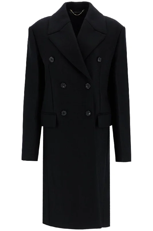 Silk maxi dressesSilk midi dressesSilk mini dressesCashmere sweatersWomen's wool jacketswide double-breasted coat 244 WRO0147 FB0005 BLACK 001