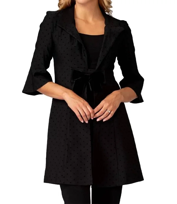 Fashion-forward maxi dressesFashion-forward midi dressesFashion-forward mini dressesTrendy oversized sweatersWomen's fashion jackets saleMicrodot Coat Jacket In Black Slim Fit Office Blazer