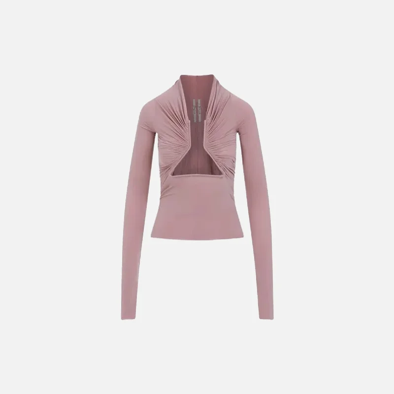 Clubbing maxi dressesClubbing midi dressesClubbing mini dressesChristmas sweatersWomen's heated jacketsRick Owens WMNS Long Sleeve Prong Tee - Dusty Pink Christmas sweaters