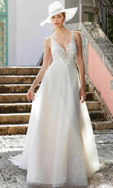 Fashion-forward maxi dressesFashion-forward midi dressesFashion-forward mini dressesTrendy oversized sweatersWomen's fashion jackets saleMori Lee Bridal 6972 - Plunging V-Neck Wedding Dress Silk Bridal Dress