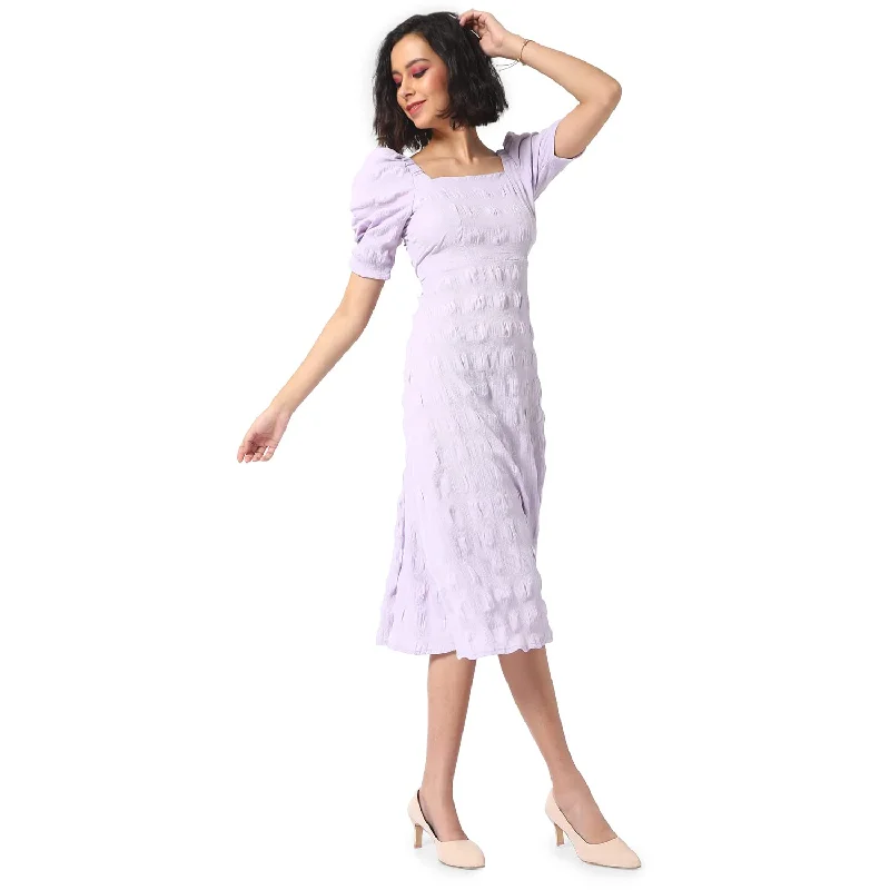 Best maxi dresses for casual wearBest midi dresses for casual wearBest mini dresses for casual wearBest sweaters for hikingWomen's cheap jacketsCampus Sutra Women's Solid Lilac Dress with Slit Detail for Casual Wear | Short Sleeve | Polyester Midi Length Dress Crafted with Comfort Fit and High Performance for Everyday Wear Best midi dresses for casual wear