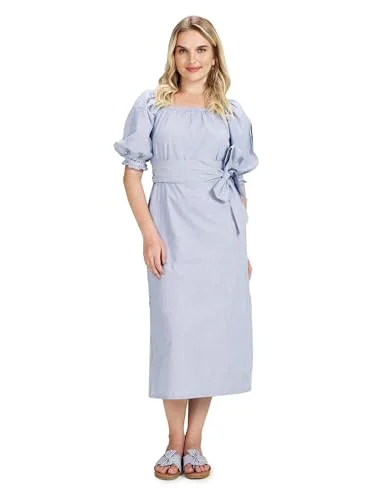 High-end maxi dressesHigh-end midi dressesHigh-end mini dressesExpensive sweatersWomen's date night jacketsU.S. POLO ASSN. Women's Square Neck Tie Up Midi Dress (UWSS23DRS009_Blue_M) High-end midi dresses