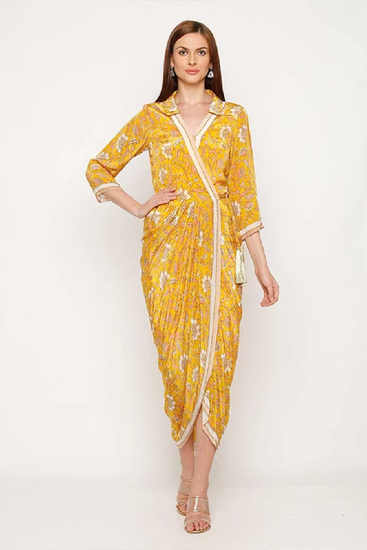 Hot new arrivals in maxi dressesHot new arrivals in midi dressesHot new arrivals in mini dressesMust-have sweaters for this seasonWomen's must-have jacketsYellow Printed Wrap Dress Hot new arrivals in floral dresses