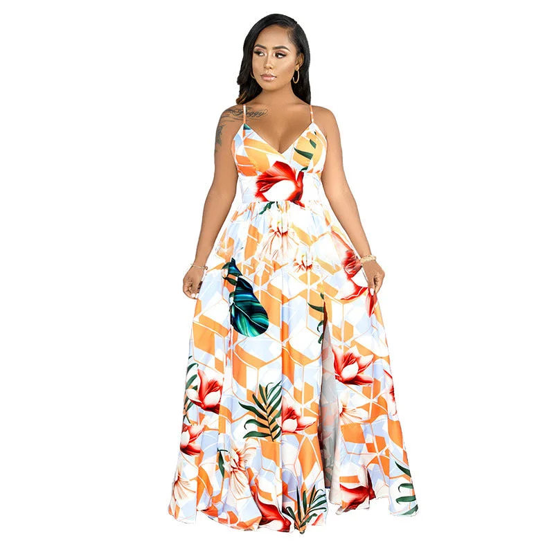 Anniversary maxi dressesAnniversary midi dressesAnniversary mini dressesFormal sweatersWomen's packable jacketsStrap Print Beach Dress Anniversary floral dresses