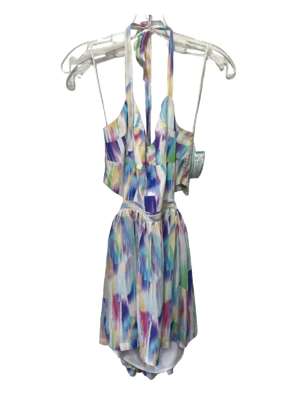 Versatile maxi dresses for all occasionsVersatile midi dresses for all occasionsVersatile mini dresses for all occasionsComfortable sweaters for all seasonsWomen's eco-friendly jacketsAmanda Uprichard Size S White & Multi Silk Abstract Open Back Halter Dress Best-selling unclassified dresses