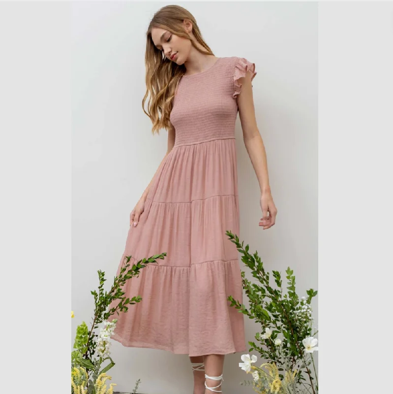 New Year's Eve maxi dressesNew Year's Eve midi dressesNew Year's Eve mini dressesTravel sweatersWomen's lined jacketsBlush Smocked Dress Soft fabric unclassified dresses