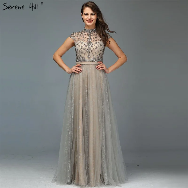 Best maxi dresses for curvy figuresBest midi dresses for curvy figuresBest mini dresses for curvy figuresBest sweaters for layeringWomen's luxury jacketsDubai Grey High-end O-Neck Sexy Evening Dresses 2024 Sleeveless A-Line Diamond Beading Formal Dress Real Photo LA70142 Club unclassified dresses