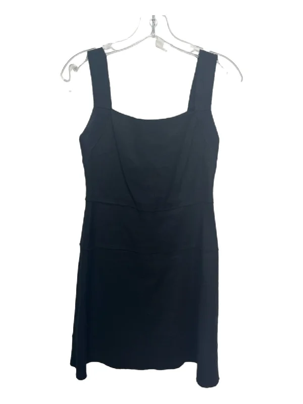 Best maxi dresses for date nightBest midi dresses for date nightBest mini dresses for date nightBest sweaters for cold weatherWomen's designer jacketsL'agence Size 6 Black Cotton Rabbit Tiered Square Neck Dress Cocktail unclassified dresses