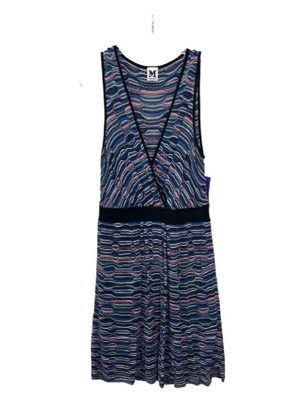 Women's trendy maxi dresses saleWomen's trendy midi dresses saleWomen's trendy mini dresses saleWomen's fashion sweaters saleBest women's jackets for winterM Missoni Size 46 Black Blue Purple Viscose Blend Knit V Neck Sleeveless Dress Festival unclassified dresses