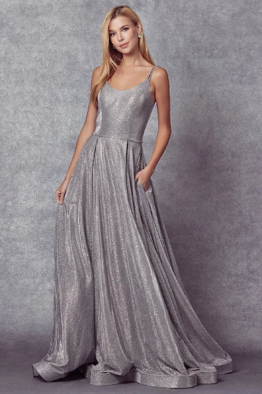 Best maxi dresses for tall womenBest midi dresses for tall womenBest mini dresses for tall womenBest sweaters for travelWomen's budget jacketsMetallic Glitter A-line Gown by Juliet 206 Anniversary unclassified dresses