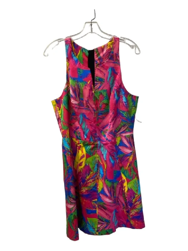 Trendy maxi dresses under $50Trendy midi dresses under $50Trendy mini dresses under $50Discounted sweatersWomen's travel-friendly jacketsMilly Size 12 Pink & Multi Cotton Blend round split neck Sleeveless Dress Date night unclassified dresses