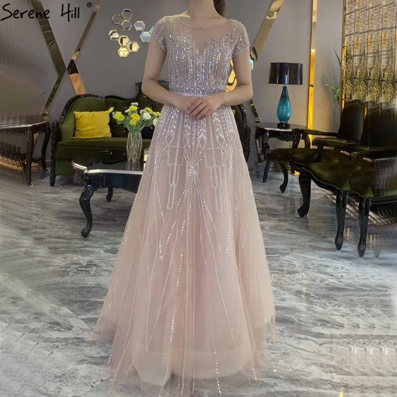 Flowy maxi dressesFlowy midi dressesFlowy mini dressesMoisture-wicking sweatersWomen's Adidas jacketsPink A-Line Luxury Beading Sparkle Evening Dresses 2024 Dubai O-Neck Cap Sleeves Formal Dress Serene Hill LA70580 Knitted unclassified dresses