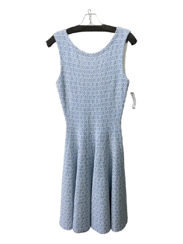 Festival maxi dressesFestival midi dressesGraduation mini dressesTravel-friendly sweatersWomen's office jacketsMilly Size M Blue & White Viscose & Nylon Blend Sleeveless Back Zip Dress Halter unclassified dresses