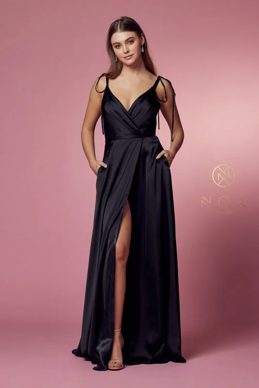 Chiffon maxi dressesChiffon midi dressesChiffon mini dressesAcrylic sweatersWomen's suede jacketsNox Anabel's Ethereal Elegance: The R1029 Gown for Unforgettable Occasions Long sleeve unclassified dresses