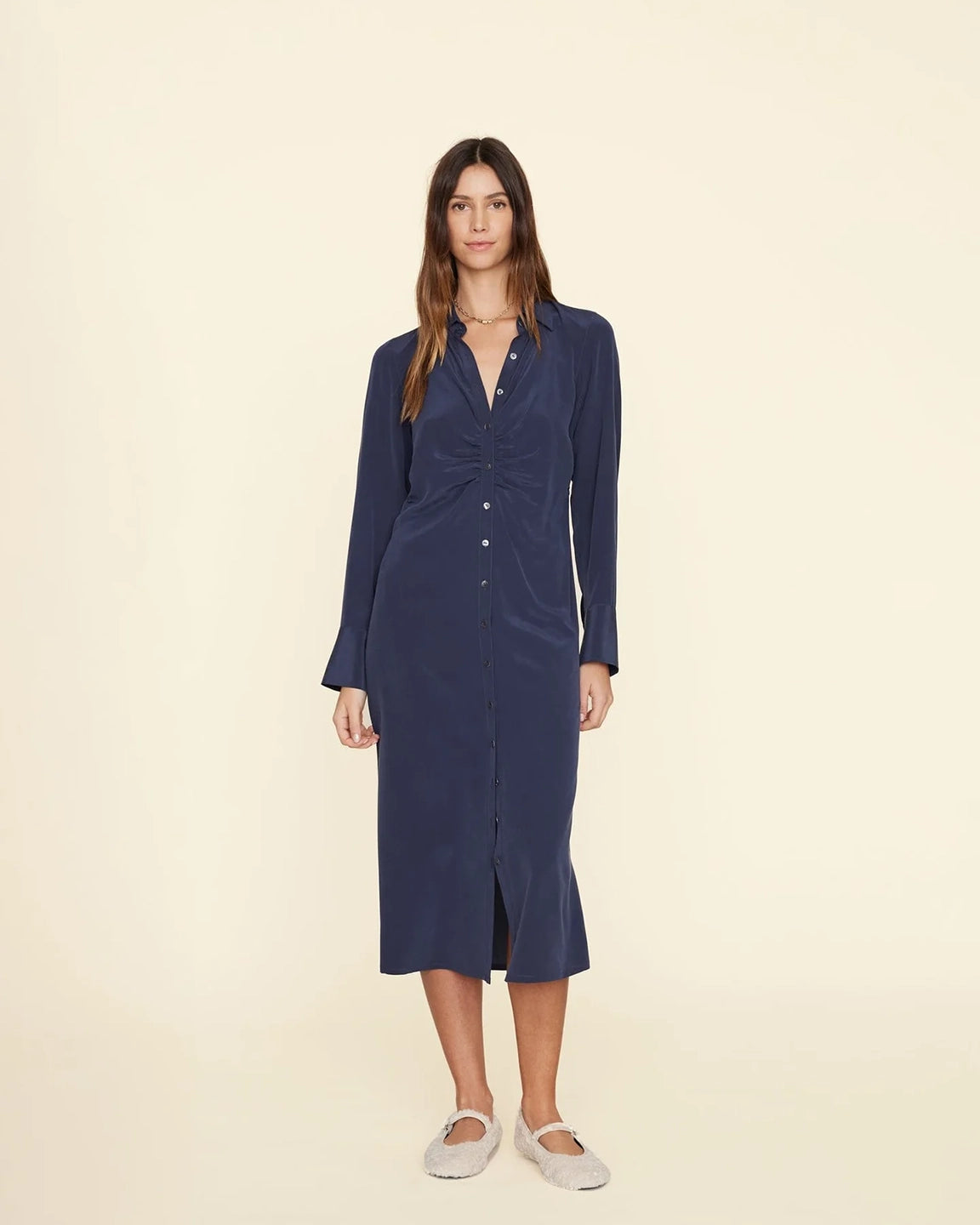 Must-have maxi dresses for this seasonMust-have midi dresses for this seasonMust-have mini dresses for this seasonCozy knit sweaters for winterWomen's versatile jacketsXirena Banks Dress in Navy Budget-friendly unclassified dresses